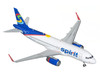 Airbus A320 Commercial Aircraft Spirit Airlines N633NK White with Blue Tail Gemini 200 Series 1/200 Diecast Model Airplane GeminiJets G2NKS1338
