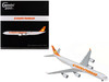 Airbus A340 600 Commercial Aircraft Linea Aerea Conviasa YV3545 White with Orange Tail Gemini 200 Series 1/200 Diecast Model Airplane GeminiJets G2VCV1355