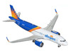 Airbus A320 Commercial Aircraft Allegiant Air N252NV Blue and White with Stripes 1/400 Diecast Model Airplane GeminiJets GJ2326