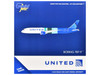 Boeing 787 9 Commercial Aircraft United Airlines The Future is SAF N24988 White and Blue with Stripes 1/400 Diecast Model Airplane GeminiJets GJ2333