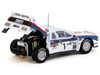 Lancia 037 Rally #1 Walter Rohrl Christian Geistdorfer Martini Racing Winner Rallye Monte Carlo 1983 Hobby64+ Series 1/64 Diecast Model Car Tarmac Works T64P-TL002-83RMC01