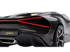 Bugatti W16 Mistral Black with Yellow Interior 1/18 Model Car Top Speed TS0597