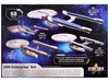 Skill 2 Model Kit U S S Enterprise Four Ship Set Star Trek 1/2500 Scale Model AMT AMT1485