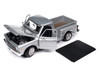 1968 Chevrolet C10 Stepside Pickup Truck Silver Metallic 1/18 Diecast Model Car Auto World AW324