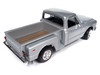 1968 Chevrolet C10 Stepside Pickup Truck Silver Metallic 1/18 Diecast Model Car Auto World AW324