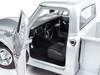 1968 Chevrolet C10 Stepside Pickup Truck Silver Metallic 1/18 Diecast Model Car Auto World AW324