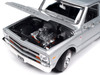 1968 Chevrolet C10 Stepside Pickup Truck Silver Metallic 1/18 Diecast Model Car Auto World AW324