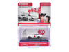 Nissan Fairlady RHD Right Hand Drive White with Red Graphics The Circuit Wolf Manga 1/64 Diecast Model Car Kyosho 07009B4