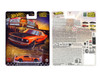 1969 Ford Mustang Boss 302 Orange with Black Stripes and Hood Boulevard Series Diecast Model Car Hot Wheels JBL20