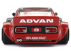 Nissan Fairlady Z Kaido GT RHD Right Hand Drive Advan Black and Red Livery Designed by Jun Imai Kaido House Special 1/64 Diecast Model Car Mini GT KHMG172