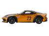 Nissan Fairlady Z #23 LB NATION WORKS LB Gold Metallic with Matt Black Hood and Black Top Limited Edition 1/64 Diecast Model Car Mini GT MGT00782