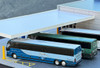Greyhound Bus Station Diorama EZ Assembly Kit 1/87 (HO) Model Iconic Replicas 87-0599
