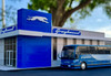 Greyhound Bus Station Diorama EZ Assembly Kit 1/87 (HO) Model Iconic Replicas 87-0599