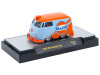 1960 Volkswagen Delivery Van Gulf Oil Light Blue and Orange Limited Edition to 5500 pieces Worldwide 1/64 Diecast Model Car M2 Machines 31500-MJS84