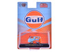 1960 Volkswagen Delivery Van Gulf Oil Light Blue and Orange Limited Edition to 5500 pieces Worldwide 1/64 Diecast Model Car M2 Machines 31500-MJS84