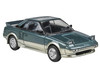 1985 Toyota MR2 MK1 Green Metallic and Gold with Sunroof 1/64 Diecast Model Car Paragon Models PA-55368