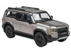 2024 Toyota Land Cruiser 250 Prado Meteor Shower Silver Metallic 1/64 Diecast Model Car Paragon Models PA-55746