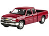 2006 Chevrolet Silverado 1500 Pickup Truck Red Metallic Die Cast Collection Series 1/25 Diecast Model Car Motormax 79393-MRD