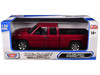 2006 Chevrolet Silverado 1500 Pickup Truck Red Metallic Die Cast Collection Series 1/25 Diecast Model Car Motormax 79393-MRD