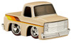 1987 Chevrolet C10 Pickup Truck Beige with Stripes Customs Series 3 Diecast Model Car CarTuned 526711