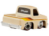 1987 Chevrolet C10 Pickup Truck Beige with Stripes Customs Series 3 Diecast Model Car CarTuned 526711