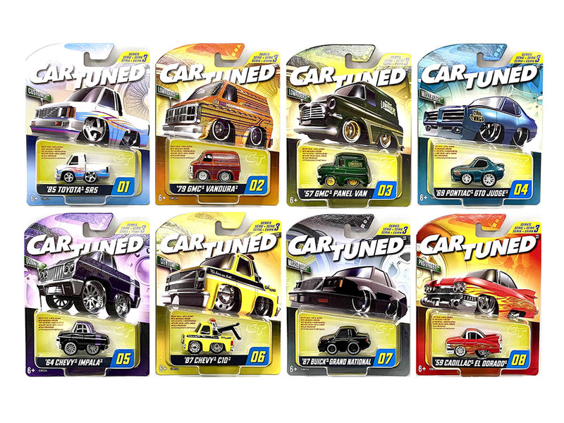 CAR TUNED HOBBY SERIES 2 ミニカー8台セット Hobby/Alt 2024 Series 2 Set of 8 Pieces Diecast Model Cars