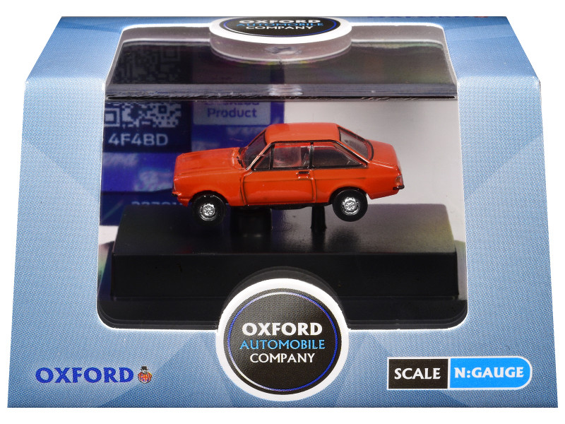 Ford Escort Mk2 RHD Right Hand Drive Carnival Red 1/148 (N) Scale Diecast Model Car Oxford Diecast NESC001