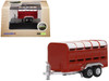 Livestock Trailer Red 1/148 (N) Scale Diecast Model Car Oxford Diecast NFARM004