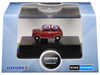 Austin Mini RHD Right Hand Drive Tartan Red with Union Jack Top 1/148 (N) Scale Diecast Model Car Oxford Diecast NMN001