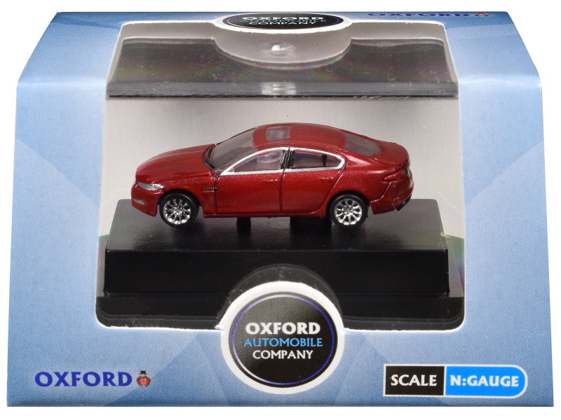 Jaguar XF RHD Right Hand Drive Carnelian Red 1/148 (N) Scale Diecast Model Car Oxford Diecast NXF001