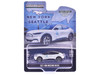 2021 Ford Mustang Mach E #2 New York to Seattle Transcontinental Tour White with Black Top Hobby Exclusive Series 1/64 Diecast Model Car Greenlight 30438