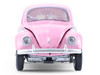 1950 Volkswagen Beetle Botanical Beetle Pink and White with Graphics Club Vee Dub Series 21 1/64 Diecast Model Car Greenlight 36120A
