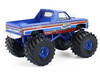 1982 GMC Sierra 2500 Monster Truck Moonshiner! Blue Metallic with Stripes Kings of Crunch Series 16 1/64 Diecast Model Car Greenlight 49160A