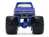 1982 GMC Sierra 2500 Monster Truck Moonshiner! Blue Metallic with Stripes Kings of Crunch Series 16 1/64 Diecast Model Car Greenlight 49160A
