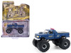 1990 Ford F 350 Monster Truck Bigfoot #4 Blue Kings of Crunch Series 16 1/64 Diecast Model Car Greenlight 49160D