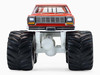 1990 Dodge Ram D250 Monster Truck Cyborg Red Kings of Crunch Series 16 1/64 Diecast Model Car Greenlight 49160E