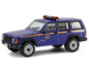 2001 Jeep Cherokee New York State Police Blue with Yellow Stripes and Small Cargo Trailer Hot Pursuit Hitch & Tow Series 1 1/64 Diecast Model Cars Greenlight 32315B2001 Jeep Cherokee New York State Police Blue with Yellow Stripes and Small Cargo Trailer Hot Pursuit Hitch & Tow Series 1 1/64 Diecast Model Cars Greenlight 32315B