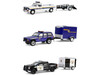 Hot Pursuit Hitch & Tow Series 1 Set of 3 pieces 1/64 Diecast Model Cars Greenlight 32315-A-B-C