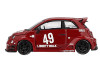 ABARTH 595 #49 LB Works x Abas Works Red Limited Edition 1/64 Diecast Model Car Mini GT MGT00963