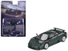 Bugatti EB110 GT Verde Scuro Dark Green Metallic Limited Edition 1/64 Diecast Model Car Mini GT MGT00968