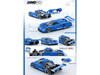 Nissan R89C Works Prototype Blue World Sports Car Championship 1989 1/64 Diecast Model Car Inno Models IN64-R89C-BL