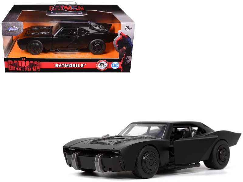 Batmobile Black The Batman 2022 Movie Hollywood Rides Series 1/32 Diecast Model Car Jada 32733
