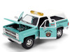 1980 Chevrolet Blazer Light Green with White Top and Graphics and Smokey Bear Diecast Figure Smokey Bear Hollywood Rides Series 1/24 Diecast Model Jada 36294