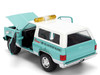 1980 Chevrolet Blazer Light Green with White Top and Graphics and Smokey Bear Diecast Figure Smokey Bear Hollywood Rides Series 1/24 Diecast Model Jada 36294