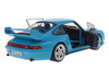 1997 Porsche 911 993 Clubsport Riviera Blue 1/18 Diecast Model Car Solido S1810101