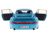 1997 Porsche 911 993 Clubsport Riviera Blue 1/18 Diecast Model Car Solido S1810101