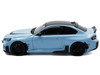 2023 BMW M2 M Performance Zandvoort Blue with Black Top 1/43 Diecast Model Car Solido S4314601