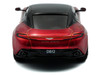 2023 Aston Martin DB12 Coupe Hyper Red Metallic with Black Top 1/43 Diecast Model Car Solido S4315701