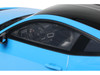 2024 Ford Mustang GTD Grabber Blue with Black Top 1/18 Model Car GT Spirit GT473
