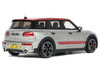 2021 Mini Clubman F54 JCW Melting Silver with Red Stripes and Top Limited Edition to 999 pieces Worldwide 1/18 Model Car Otto Mobile OT1106